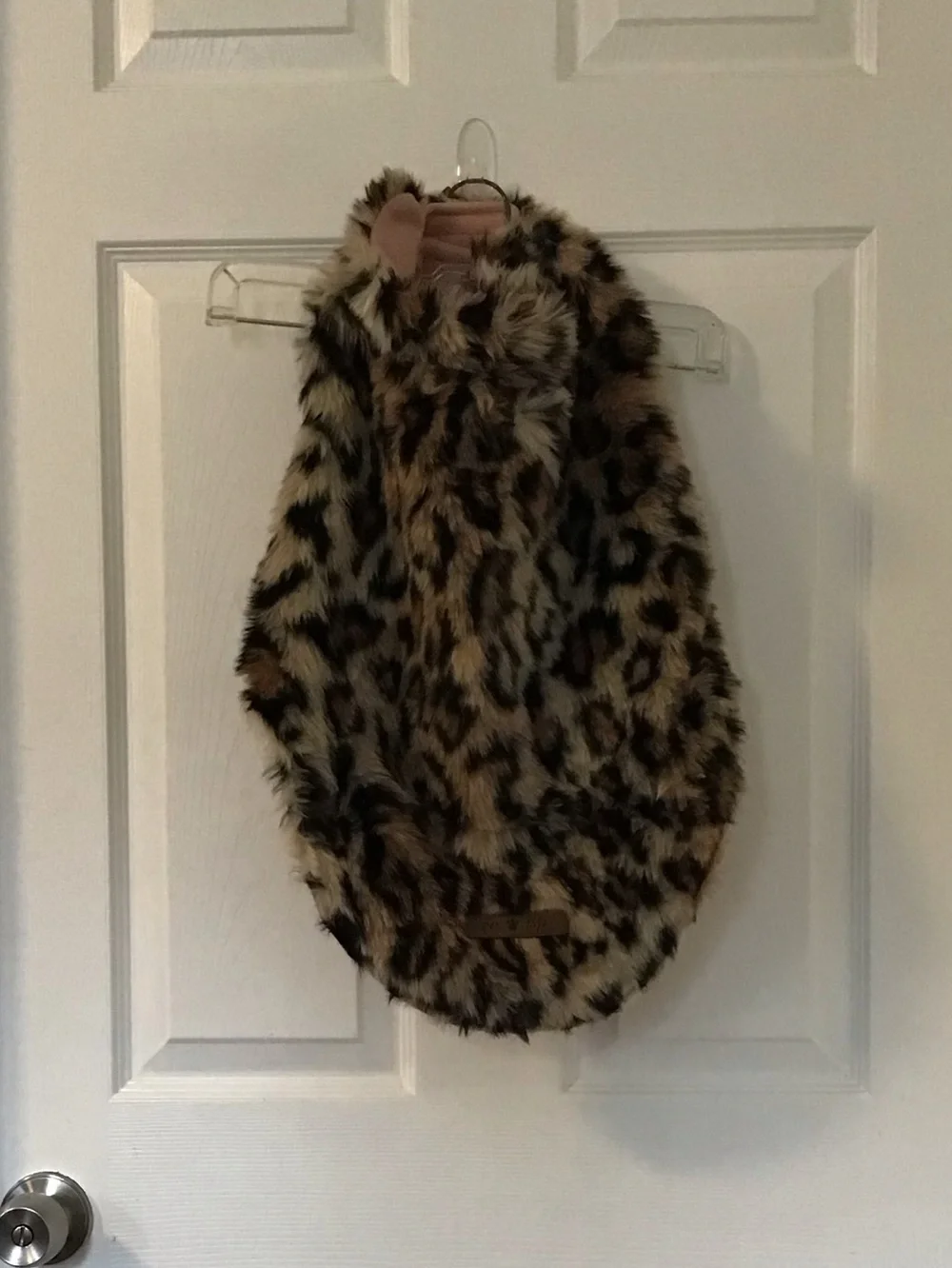 Pet Life Leopard-Print Faux Fur Pet Coat in Tan, Black, Brown - Picture 1 of 5